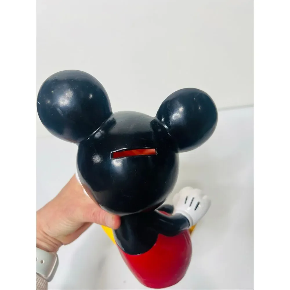 Disney Mickey Mouse Vintage Piggy Bank Posing